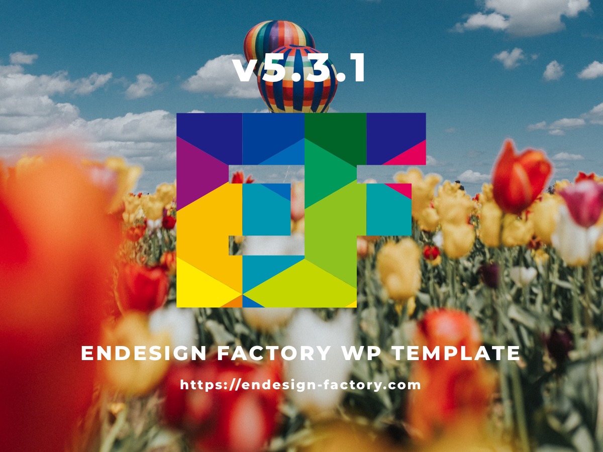 Endesign Factory Theme best WordPress theme