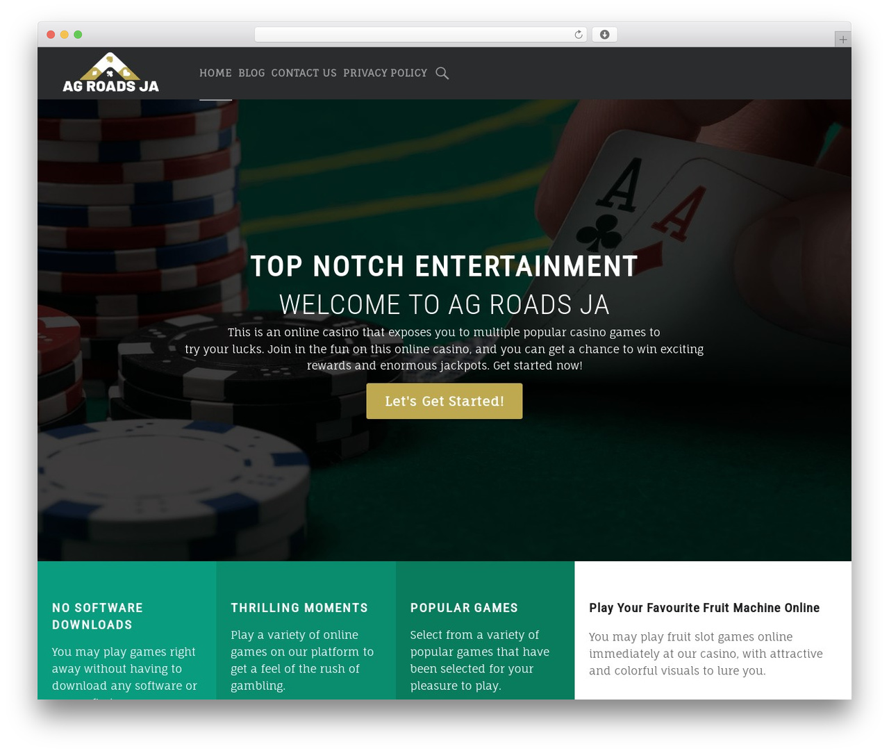 Forstron WordPress theme - agroadsja.com