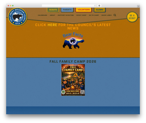 GSMC theme WordPress - easttnscouts.org