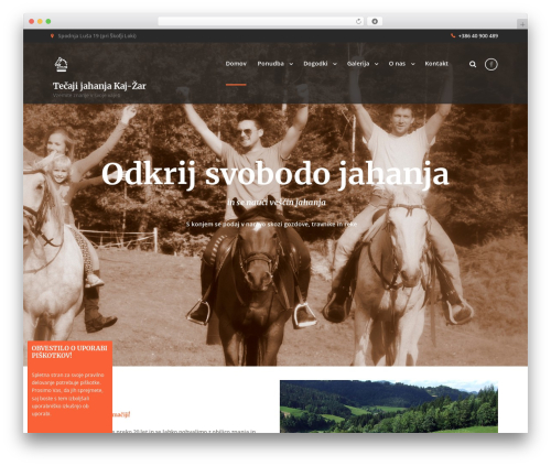 HappyRider theme WordPress - tecajijahanja.com