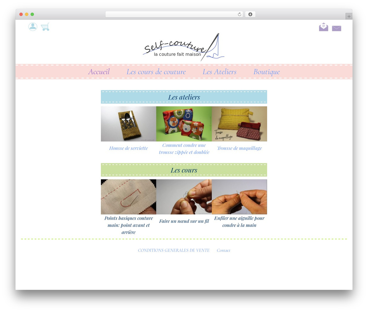mitema WordPress website theme - self-couture.com
