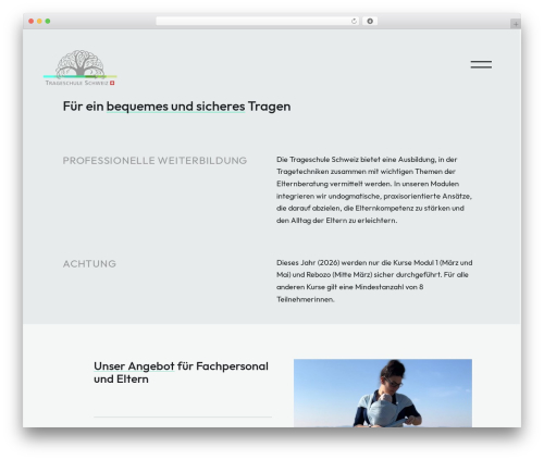 Eventin pro WordPress plugin - trageschule-schweiz.ch