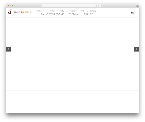 Oxides WordPress theme - saunahouse.cz