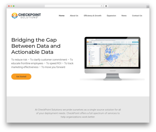 Pergo top WordPress theme - checkpointsolutions.net