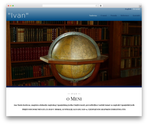 Prevoditeljski ured theme WordPress - ured-ivan.hr