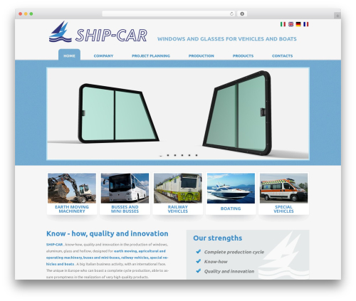 SimplenBright WordPress website theme - ship-car.com