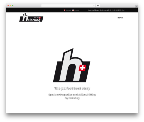 Suprema WordPress theme - heierling.ch