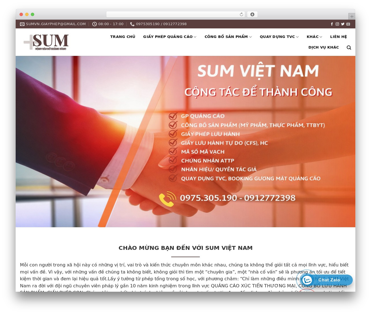 Theme WordPress Flatsome - sumvietnam.com