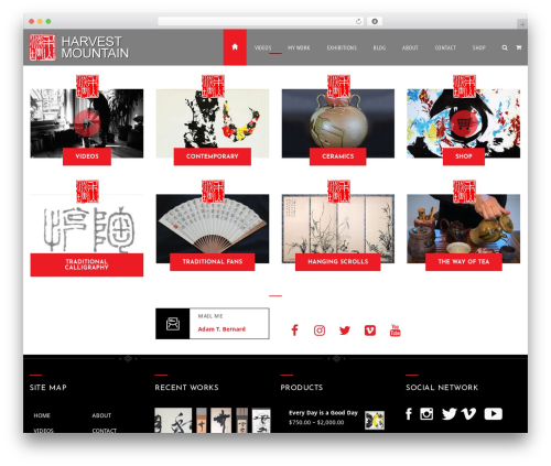 Theme WordPress RedArt - harvestmountain.net