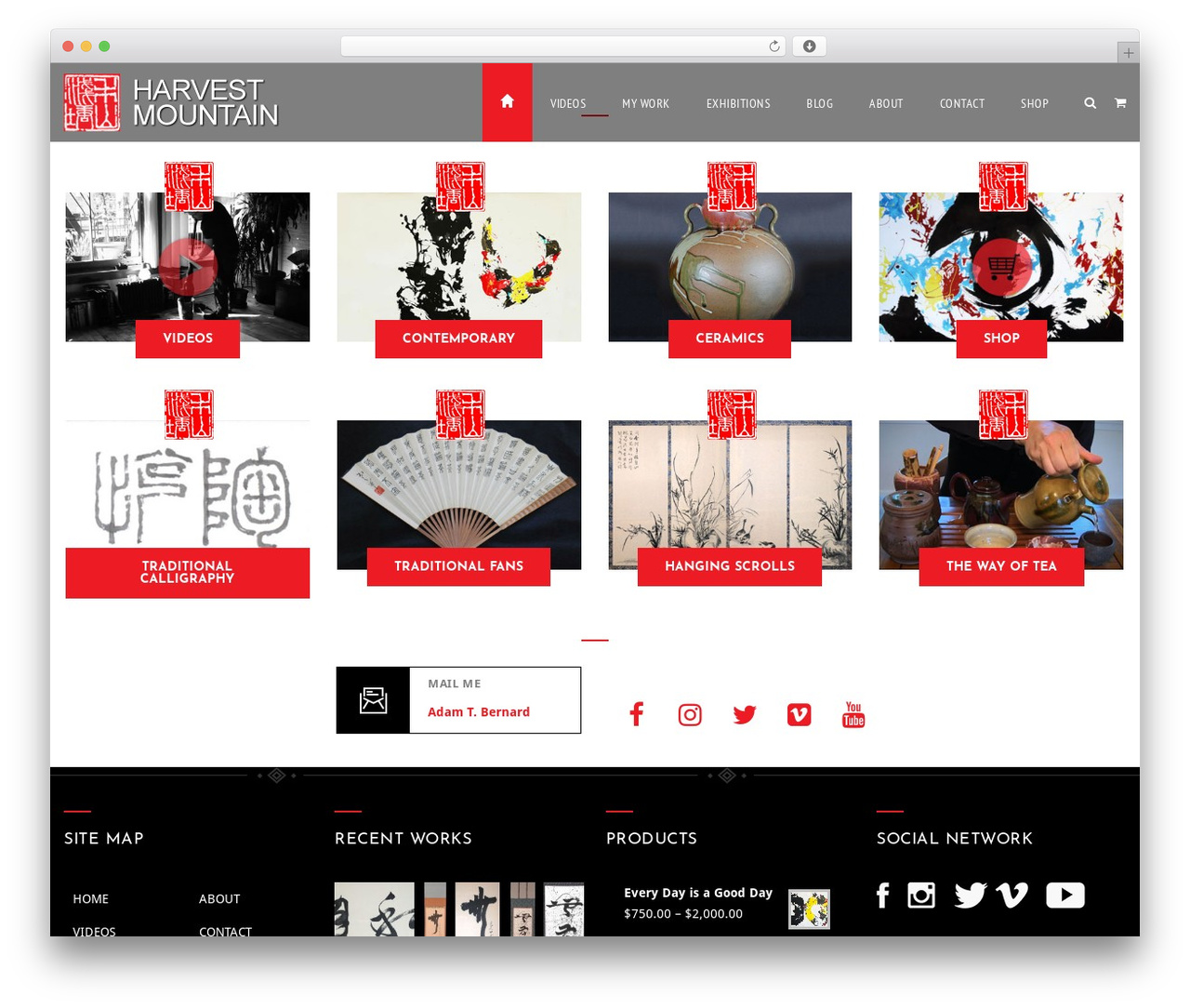 Theme WordPress RedArt - harvestmountain.net Theme WordPress RedArt - harvestmountain.net