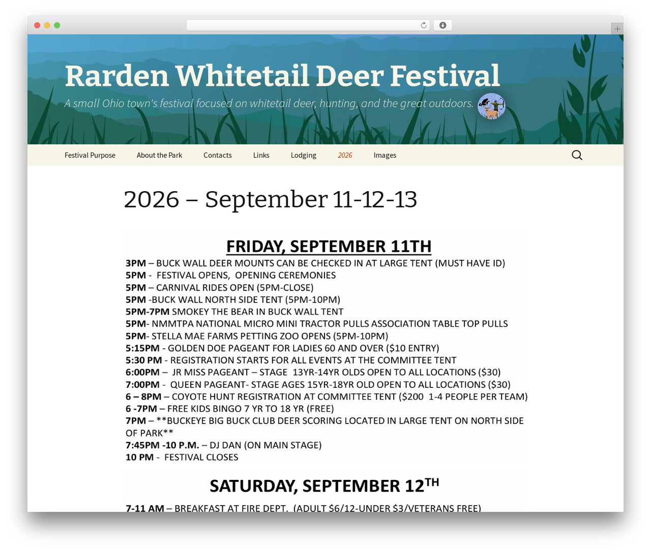 Twenty Thirteen theme WordPress - rardendeerfest.com