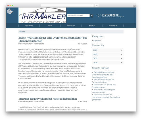 Twin homepage WordPress plugin - ihrmakler.net