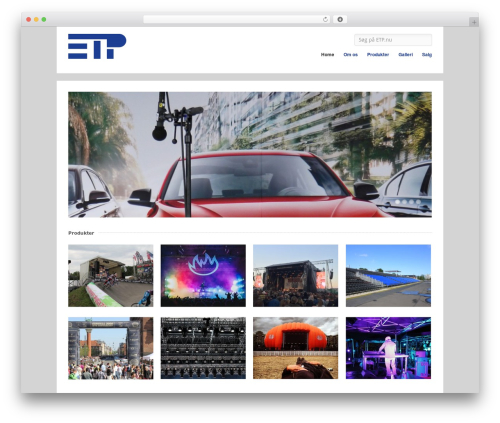 Uber WordPress theme - etp.nu