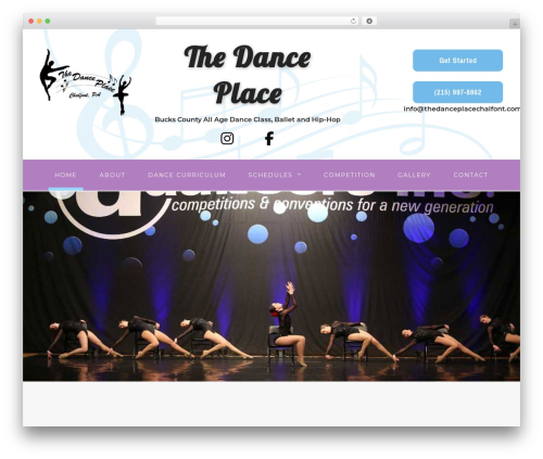 UI9 - V8 theme WordPress - thedanceplacechalfont.com