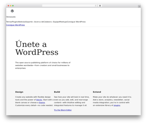 WordPress.org Parent Theme, 2021 edition WordPress blog theme - ve.wordpress.org