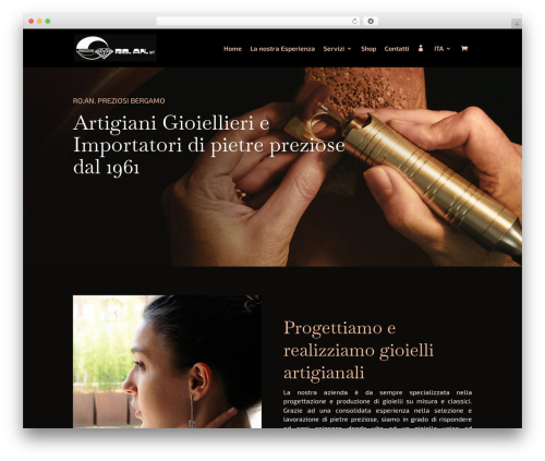 WordPress theme Divi - roanpreziosi.it
