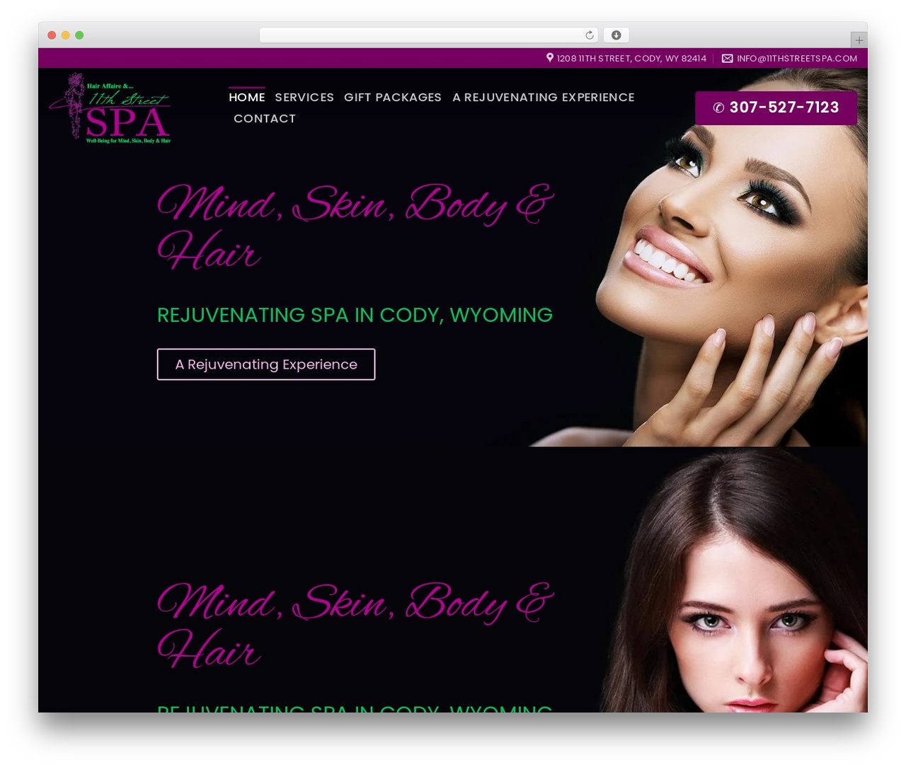WordPress theme themechild - 11thstreetspa.com