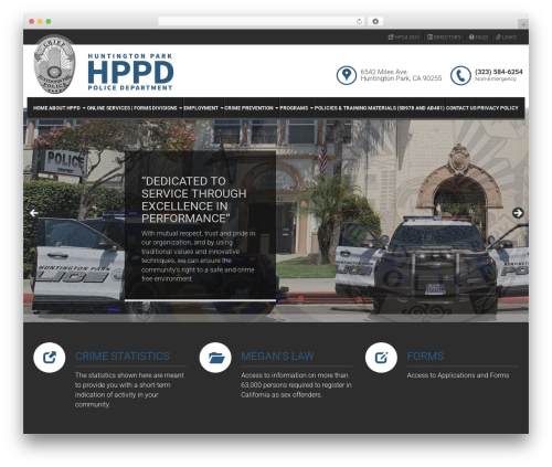 WordPress theme HPPD - hppolice.org