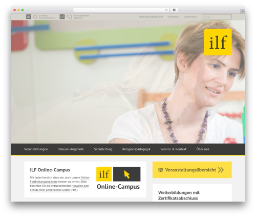 WordPress theme ilf-theme - ilf-mainz.de