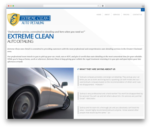 WordPress theme More Plus Theme - extremecleandetailing.com