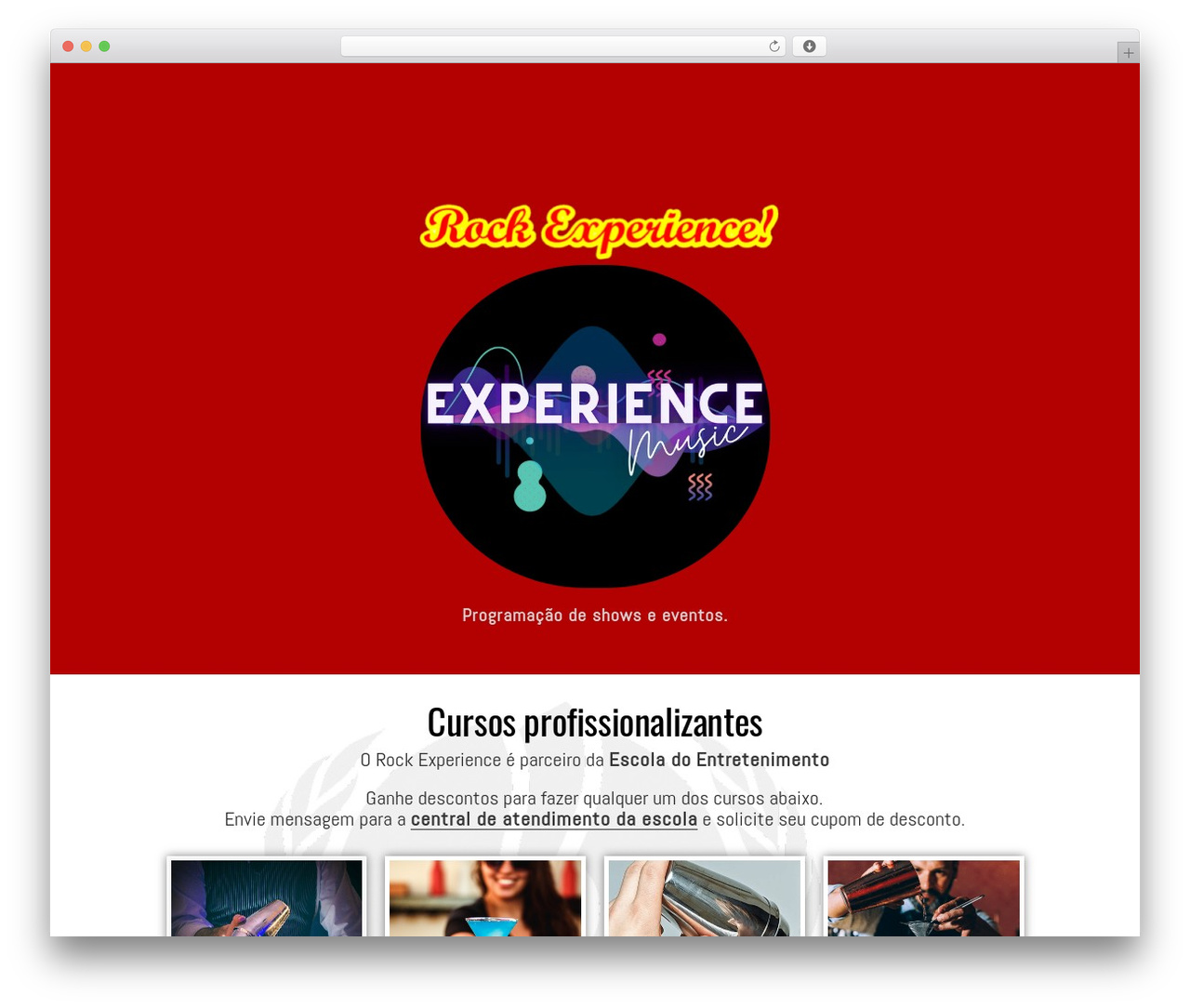 WordPress theme OceanWP - rockexperience.com.br