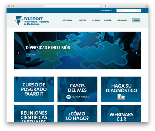 WordPress theme TheCanvas - faardit.org.ar