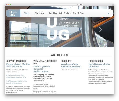WordPress theme cherry - uug-ulm.de