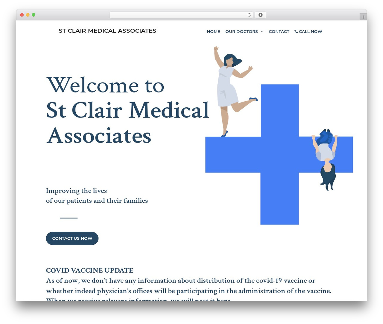 WordPress theme Hospitalplus - stclairmedical.com