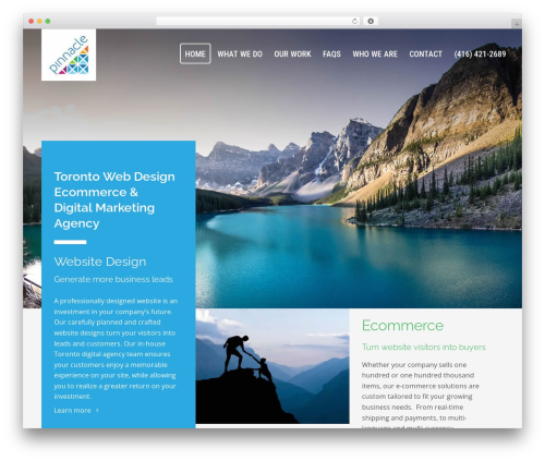 Mmenu 3 WordPress plugin - pinnacledesign.com