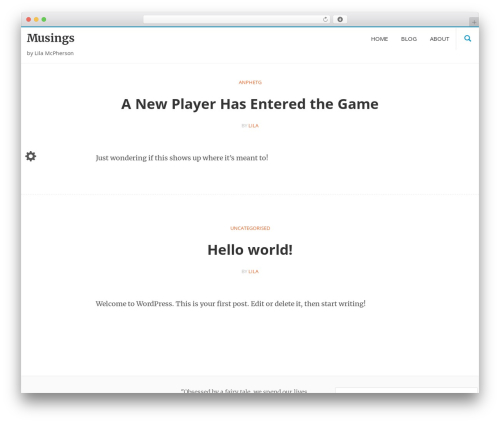 WordPress theme LongformPRO - lilamcp.com