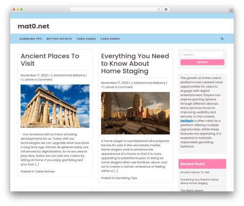 WordPress theme Magazine Express - mat0.net WordPress theme Magazine Express - mat0.net