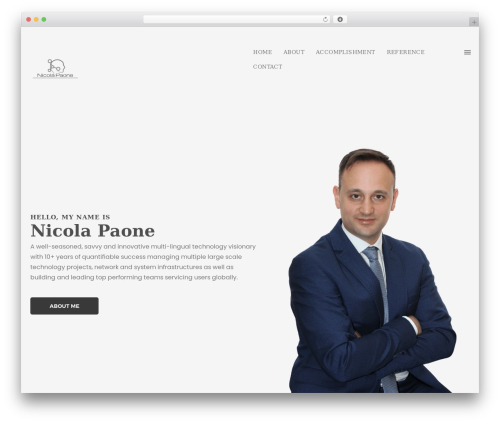 WordPress theme Mim - nicolapaone.com