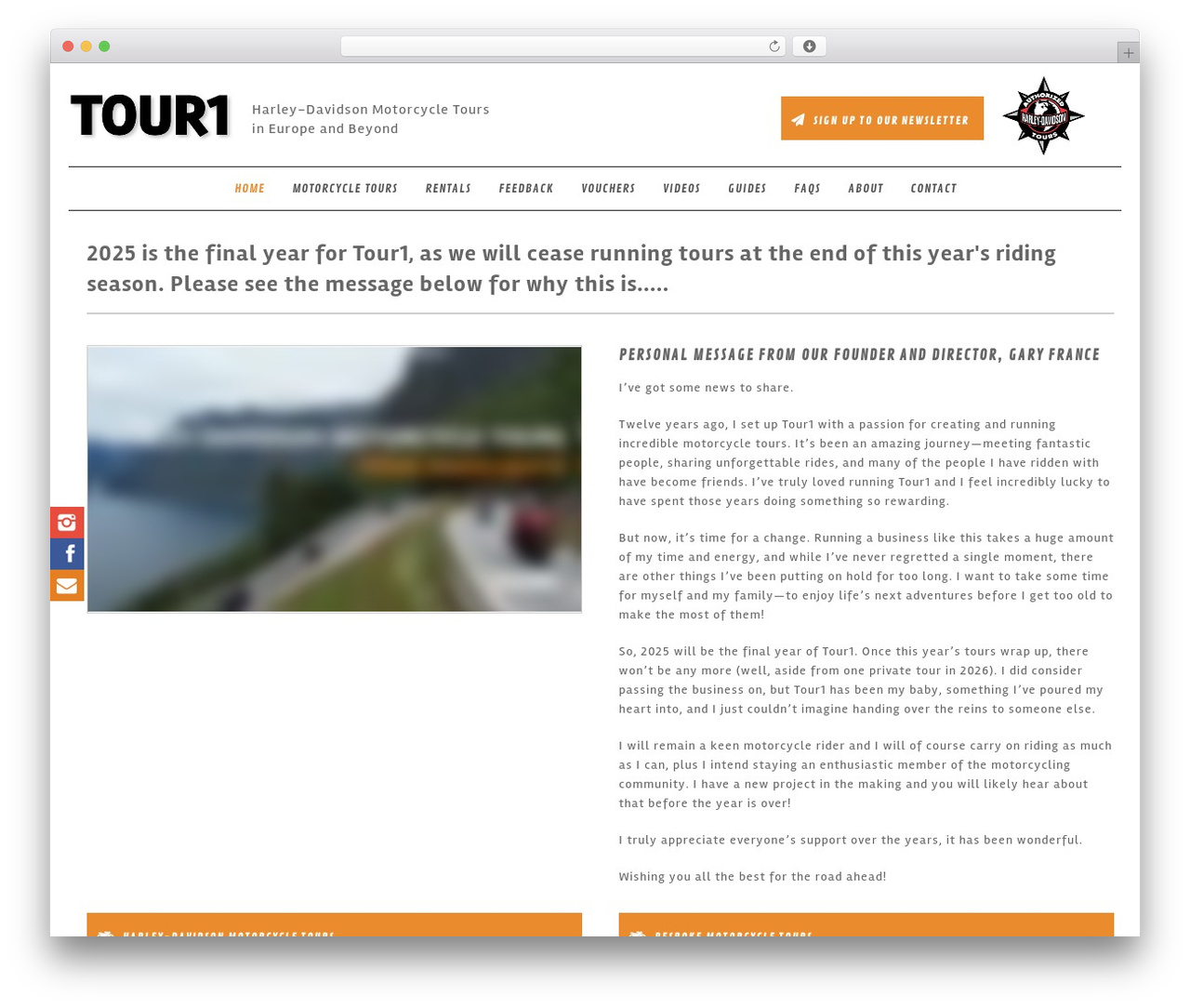 WordPress theme Redboat Design - tour1.com