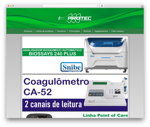 WordPress theme Site Template - protecgo.com.br