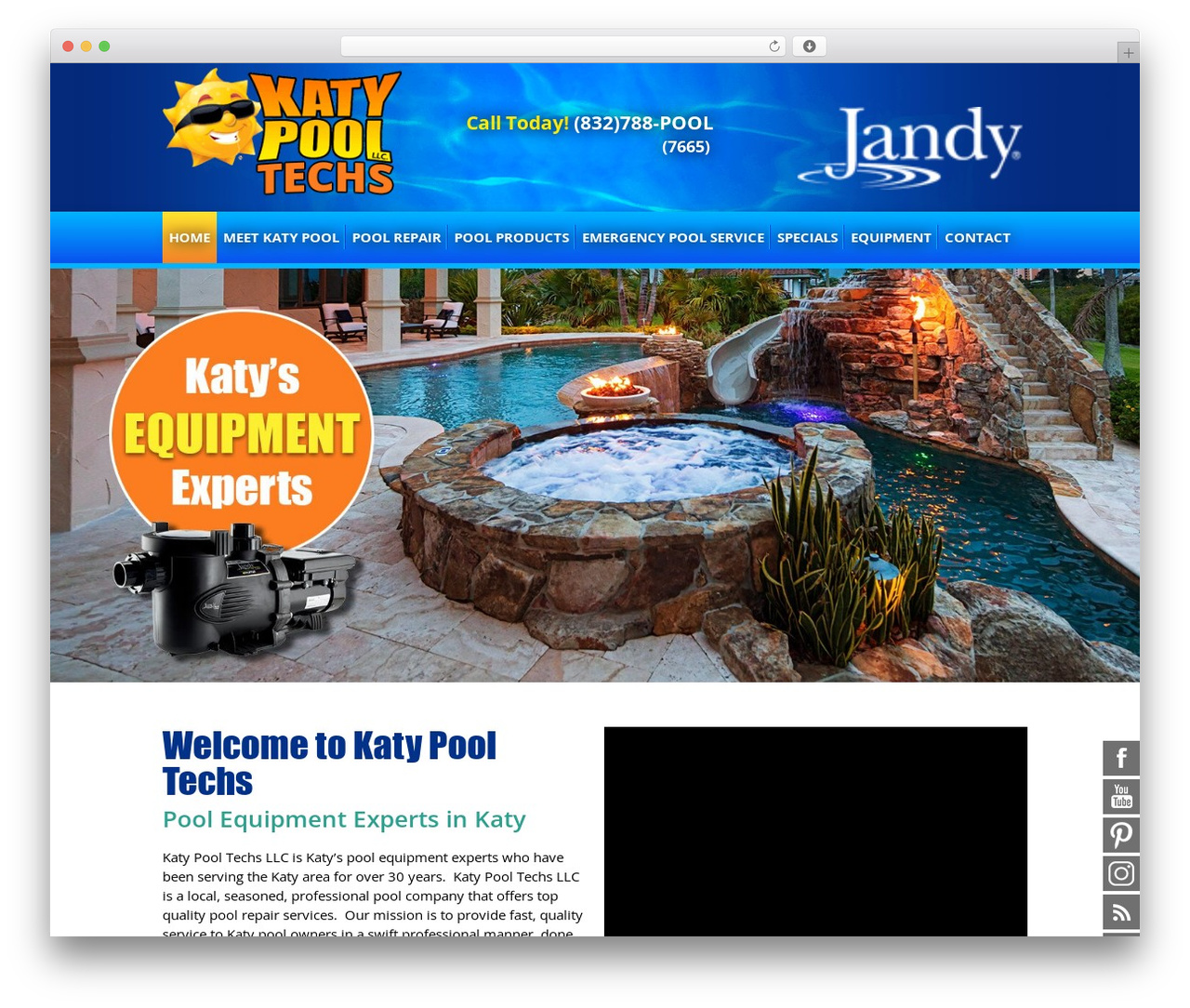 WordPress theme SSP Starter - katypool.com