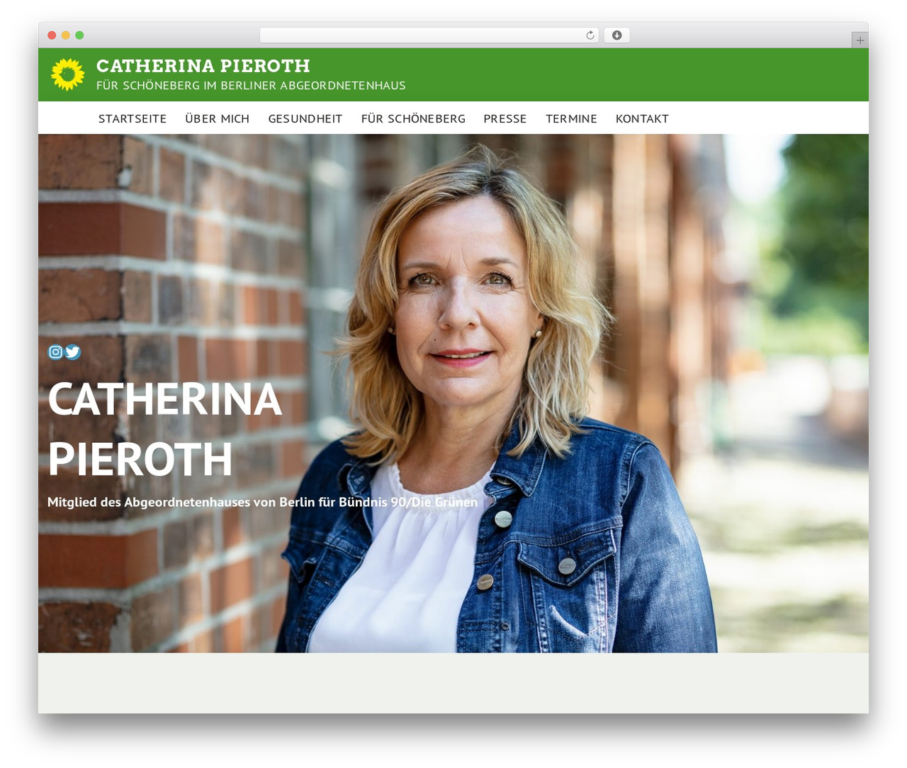 WordPress theme Sunflower-child Pieroth - catherina-pieroth.berlin