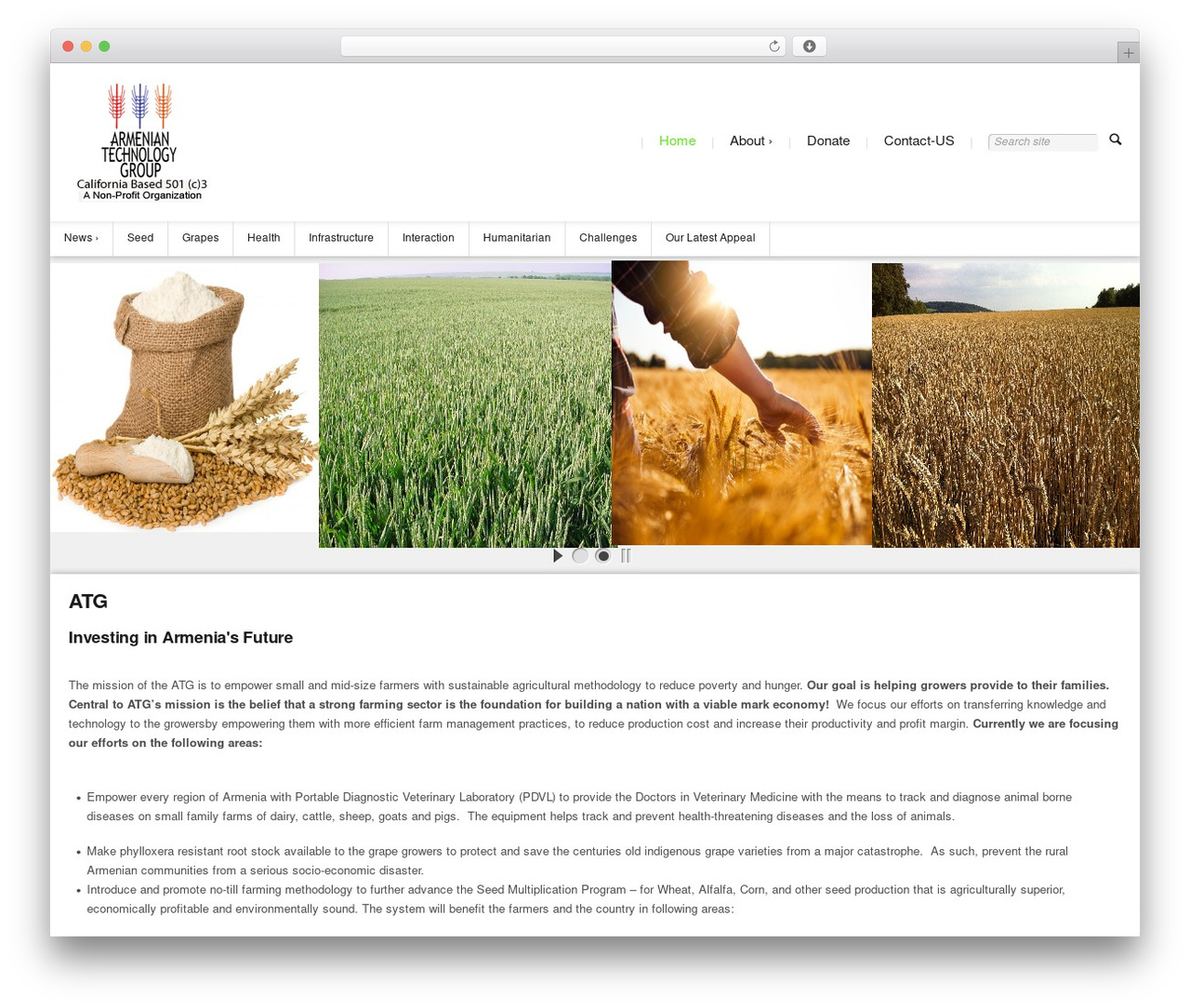 WordPress theme Time - atgusa.org