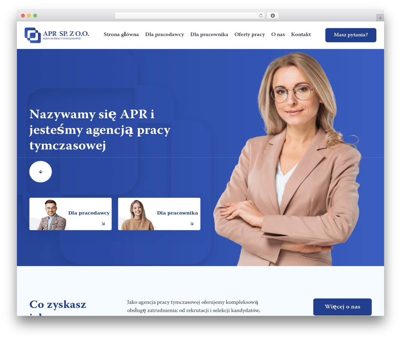 WordPress website theme apr - agencja-apr.pl
