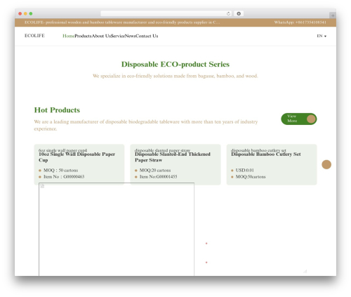 WordPress website theme EcoLife - www.ahecolife.com WordPress website theme EcoLife - www.ahecolife.com