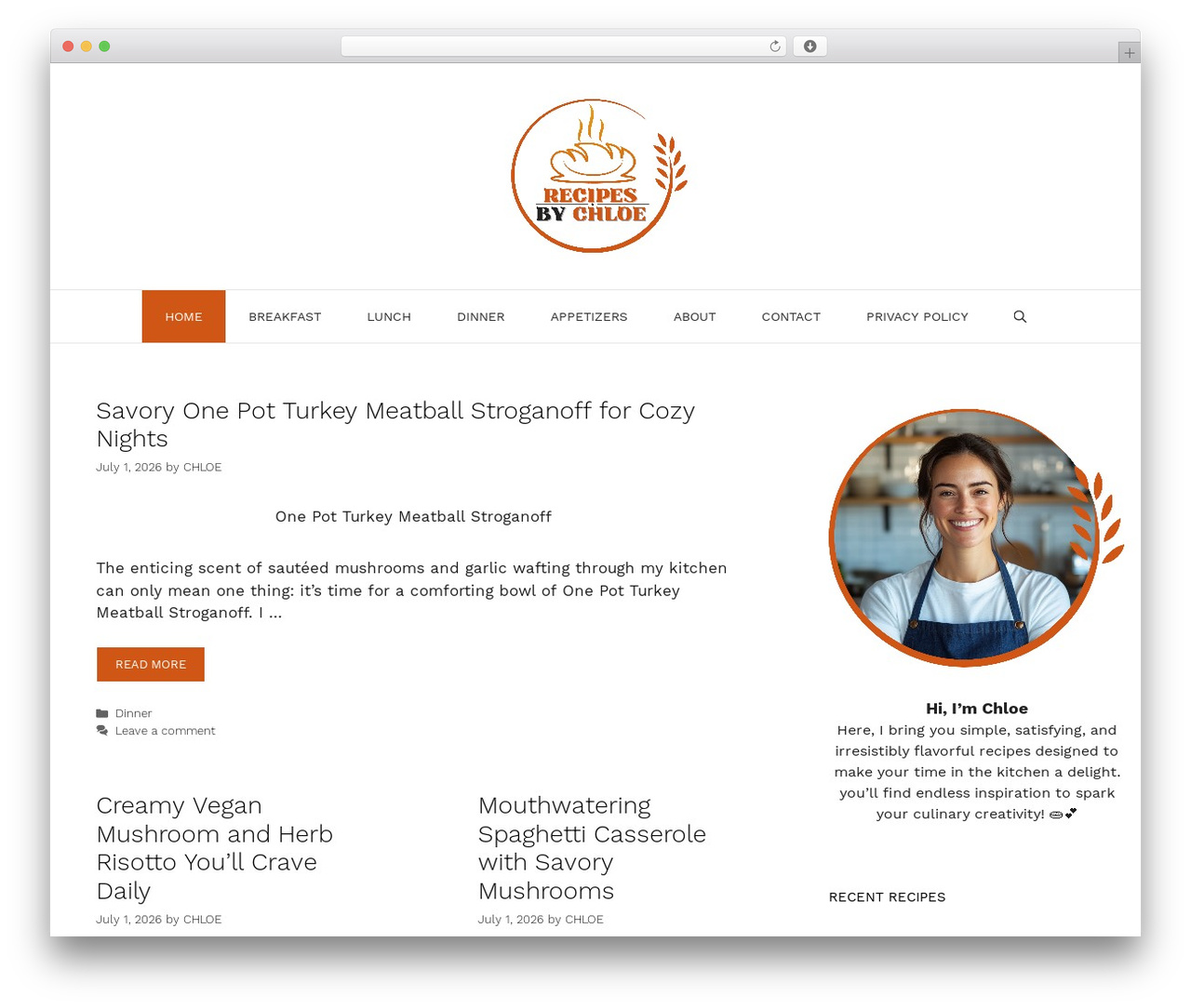 WordPress website theme GeneratePress - www.recipesbychloe.com WordPress website theme GeneratePress - www.recipesbychloe.com