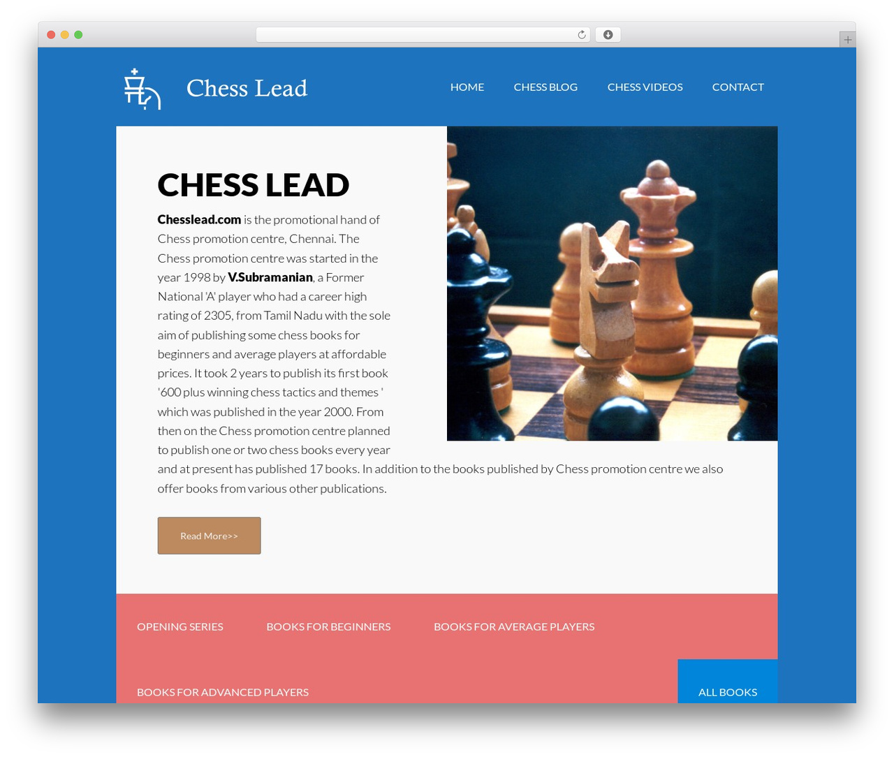 Author Pro theme WordPress - chesslead.com