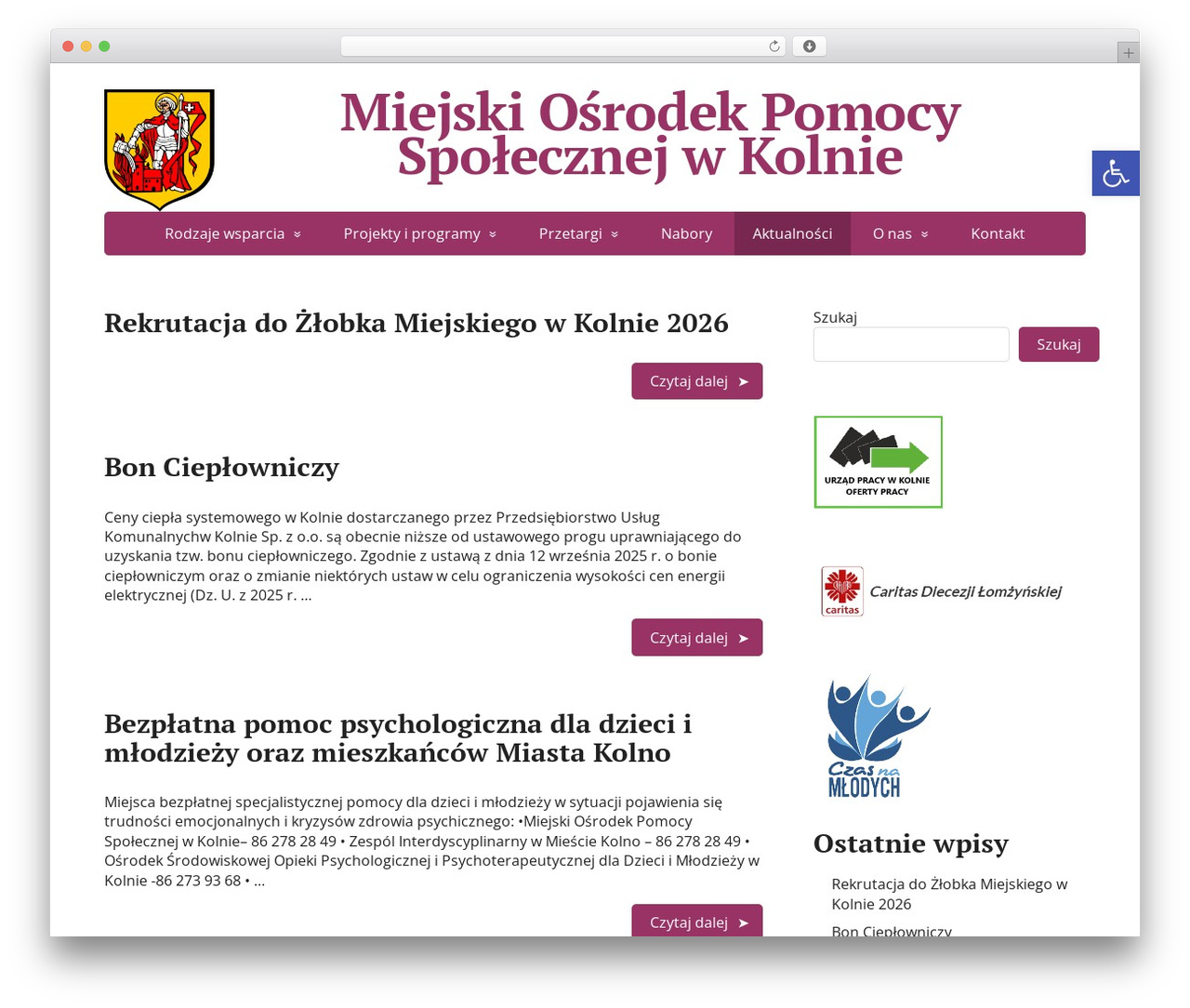 Basic WordPress theme - mopskolno.pl Basic WordPress theme - mopskolno.pl