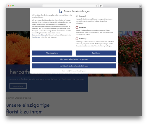 Bricks WordPress theme - derblumenladen.net