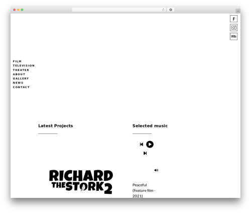eric WordPress theme - ericneveux.com