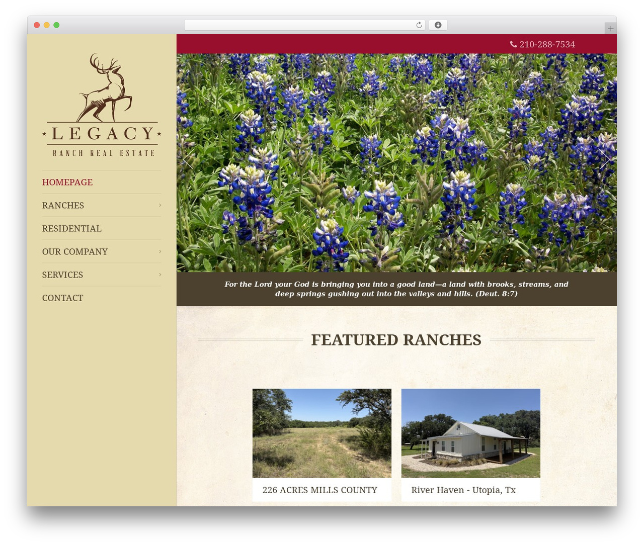 Optimizer PRO top WordPress theme - legacyranchrealestate.com