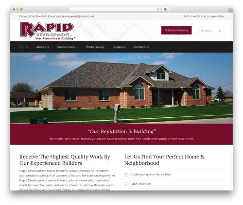 Rapid Development WordPress website theme - rapiddevelopmentinc.net