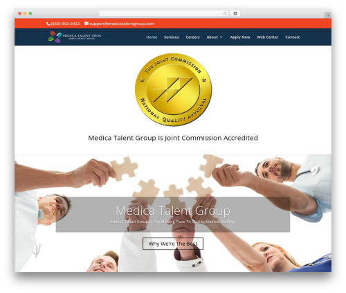 Theme WordPress Divi - medicatalentgroup.com