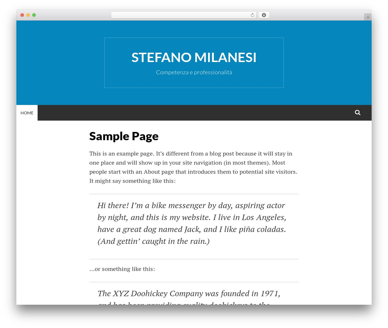 Theme WordPress Simone - evosolutions.it
