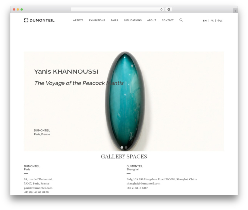 WordPress theme Bateaux - dumonteil.com