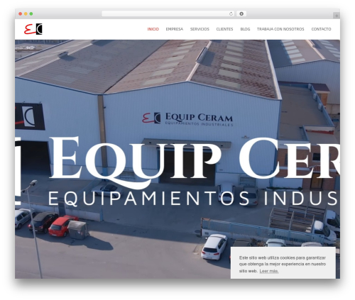 WordPress theme Divi - equip-ceram.com